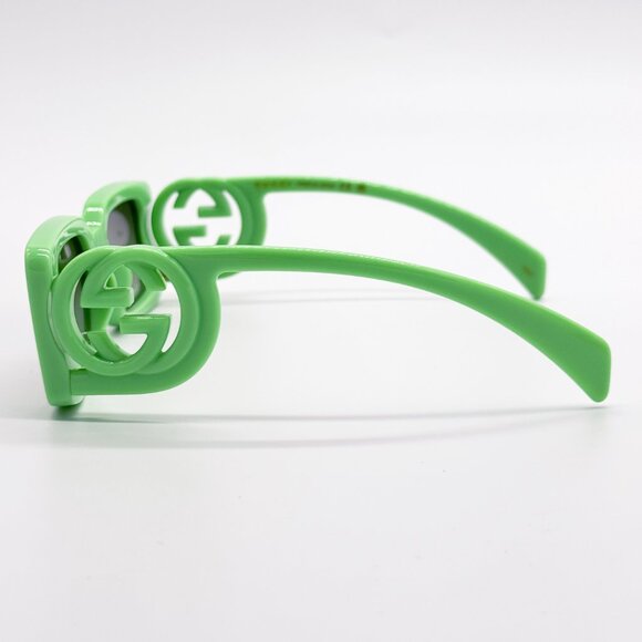 NEW GUCCI GG1325S 004 WOMEN GREEN SUNGLASSES GUCCI - Picture 10 of 15